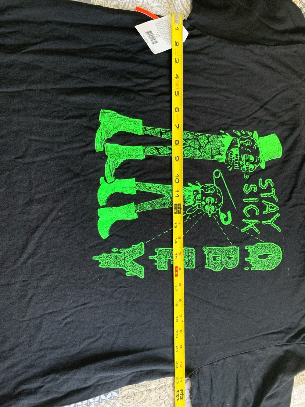 Obey Black 'Stay Sick' Short Sleeve Graphic Tee - Picture 8 of 9